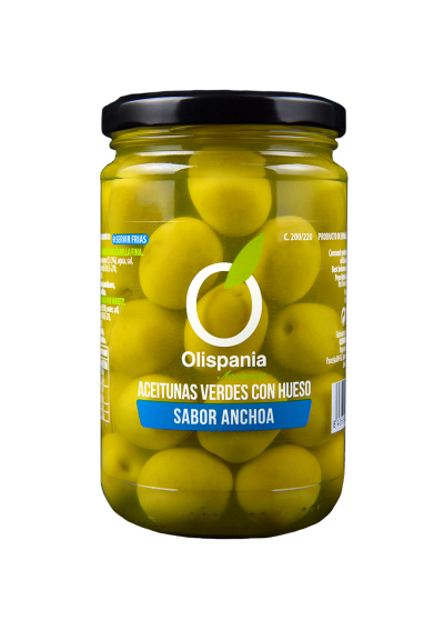 ACEITUNA C/H OLISPANIA 350g p.n.