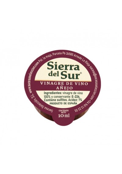 Vinagre de vino monodosis 10ml Sierra del Sur 340u