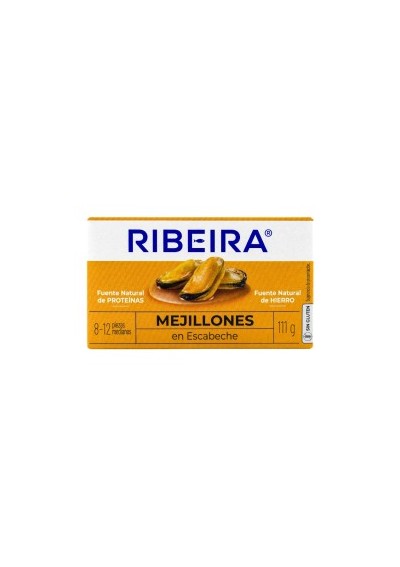 Mejillones escabeche RIBEIRA OL 120g 8/12