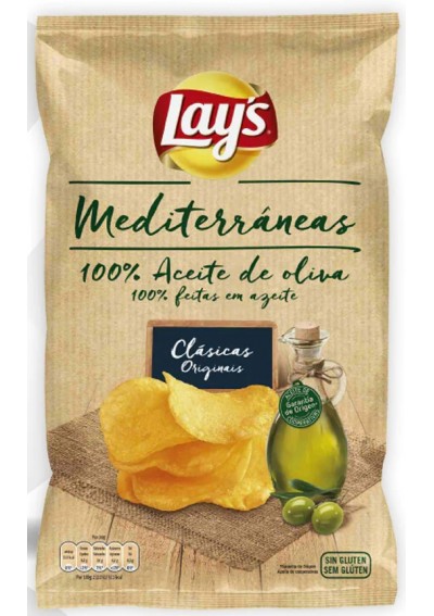 Patatas Mediterranea Artesana Lays 42gr.c/72 unid