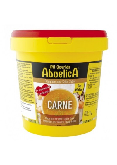 Preparado para caldo carne bote 1Kg Mi Querida Abu
