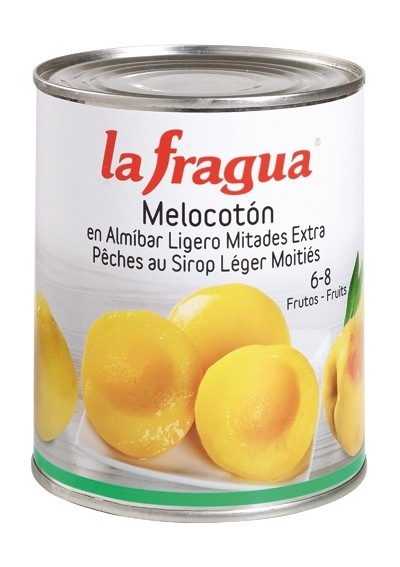 Melocotón almibar La Fragua lata 1kg